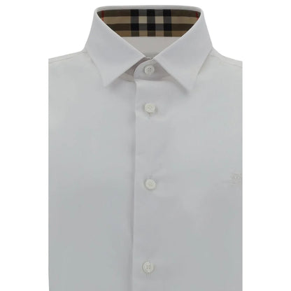 Burberry Cotton Sherfield Casual Shirt with Equestrian Knight Logo