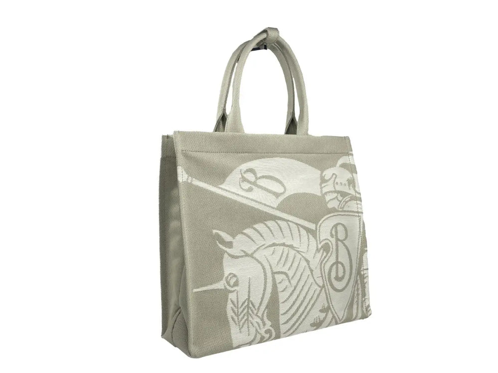 Burberry Ekd Canvas Tote Bag with Coin Pouch