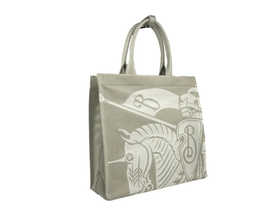 Burberry Ekd Canvas Tote Bag with Coin Pouch