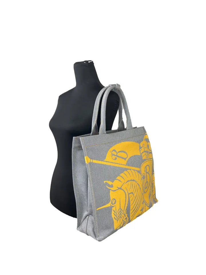 Burberry Ekd Canvas Tote Bag with Coin Pouch