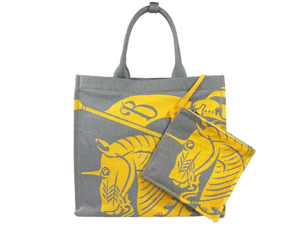 Burberry - EKD Canvas Tote Bag With Coin Pouch