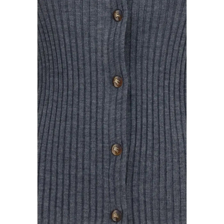 Burberry Gray Cashmere Cardigan