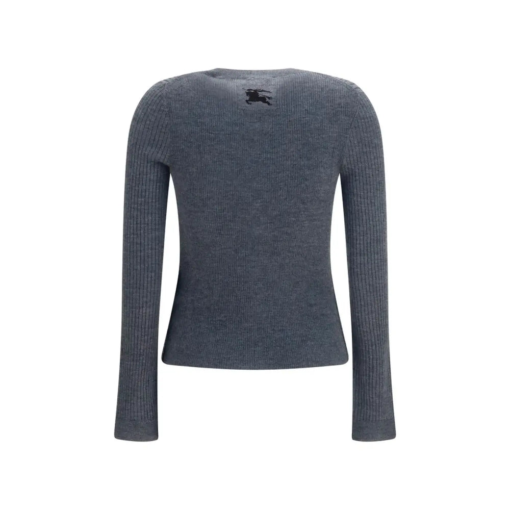Burberry Gray Cashmere Cardigan