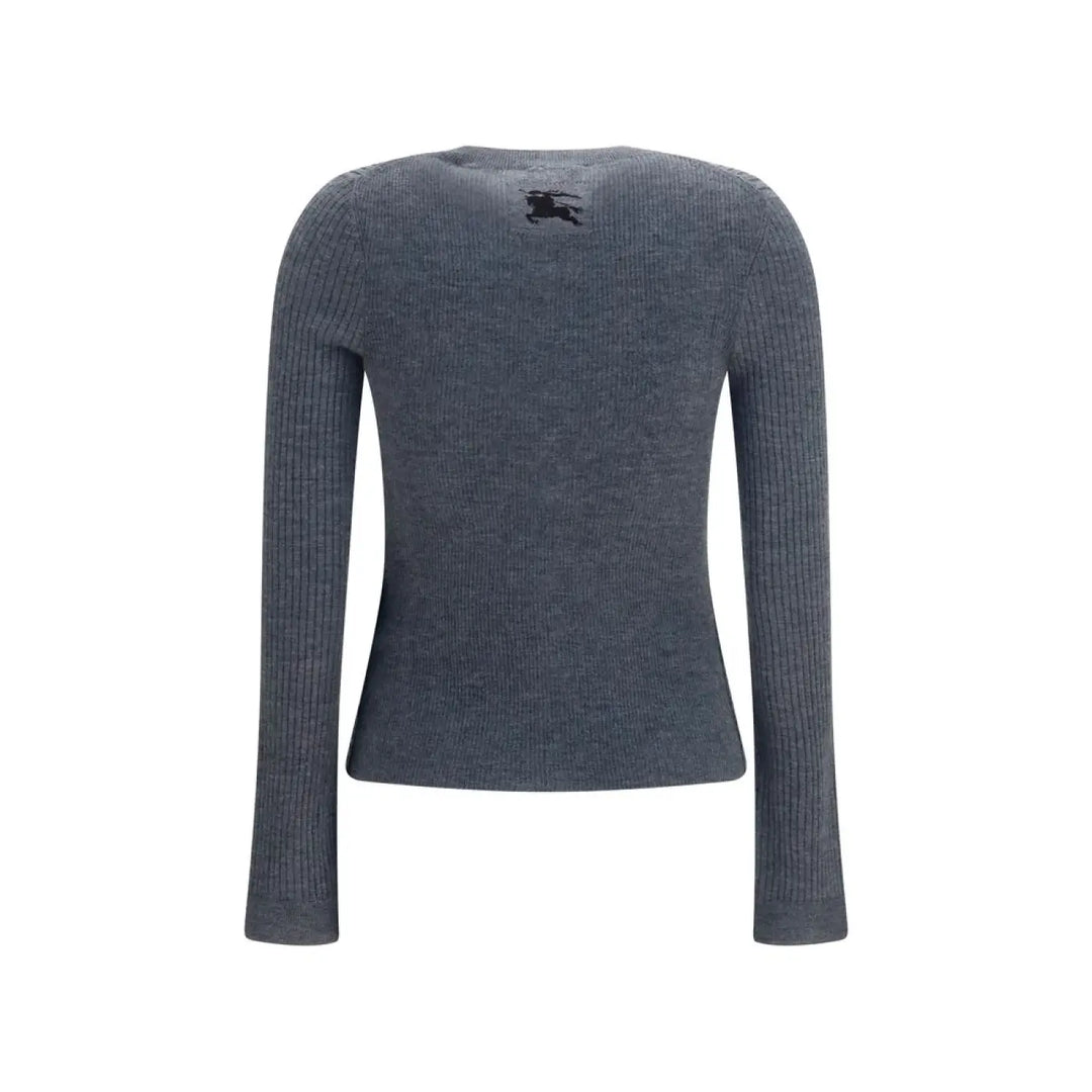 Burberry Gray Cashmere Cardigan