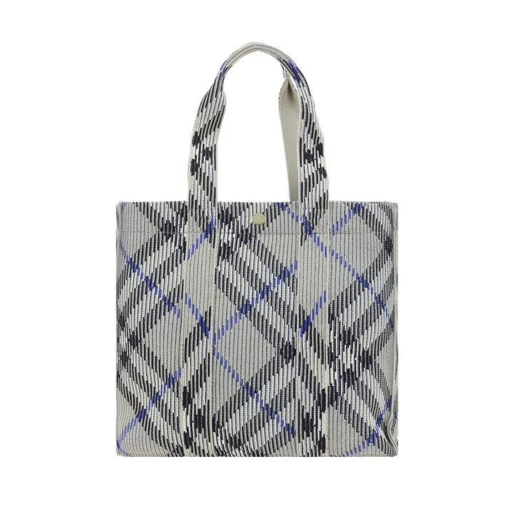 Burberry Gray Fabric Shoulder Bag