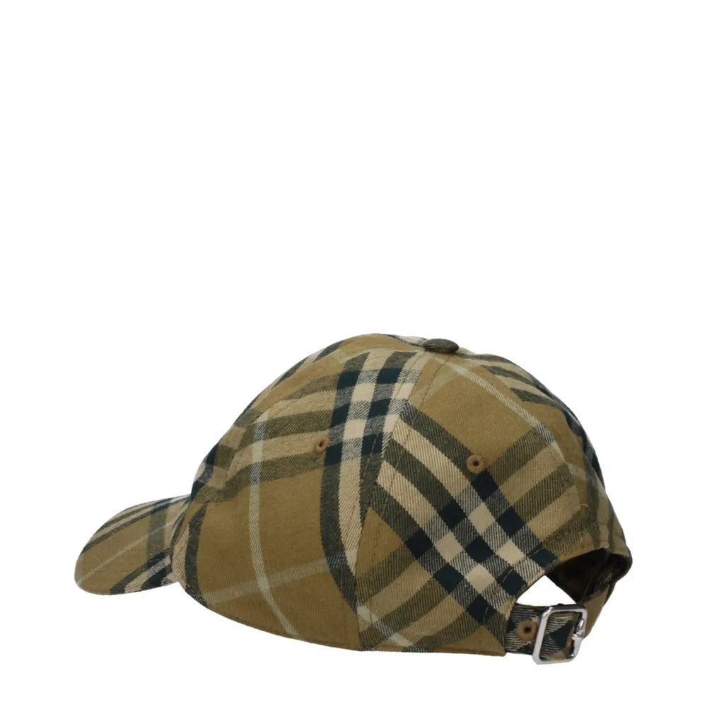 Burberry Green Cotton Cap (baseball Hat)