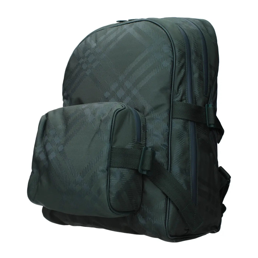 Burberry Green Fabric Backpack