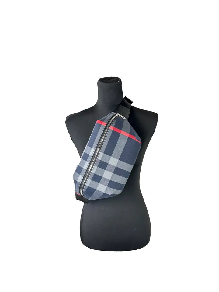 Burberry Medium Check Sonny Fanny Belt Bag