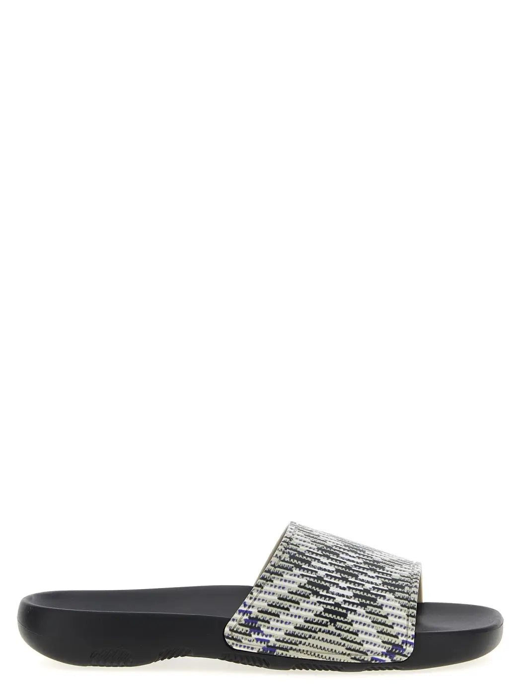 Burberry Multicolor Polyurethane Slides