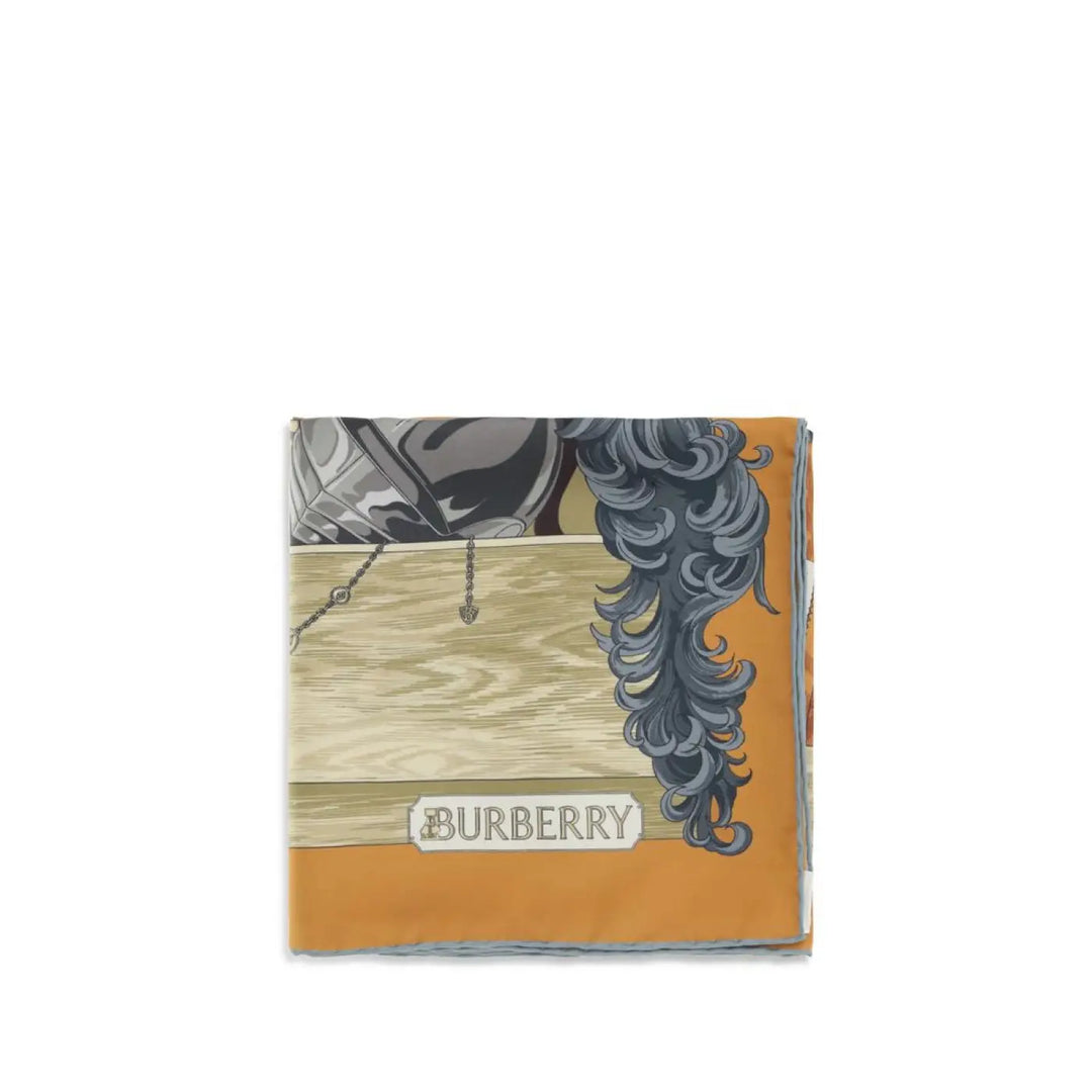 Burberry Multicolor Silk Scarf