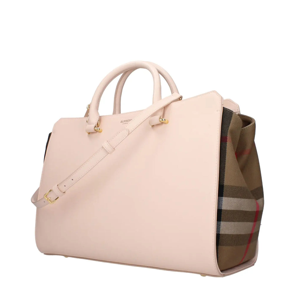 Burberry - Pink Leather Handbag