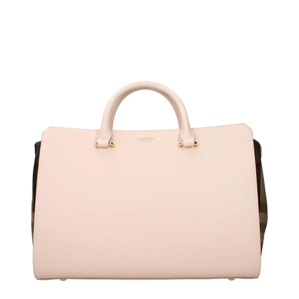 Burberry - Pink Leather Handbag