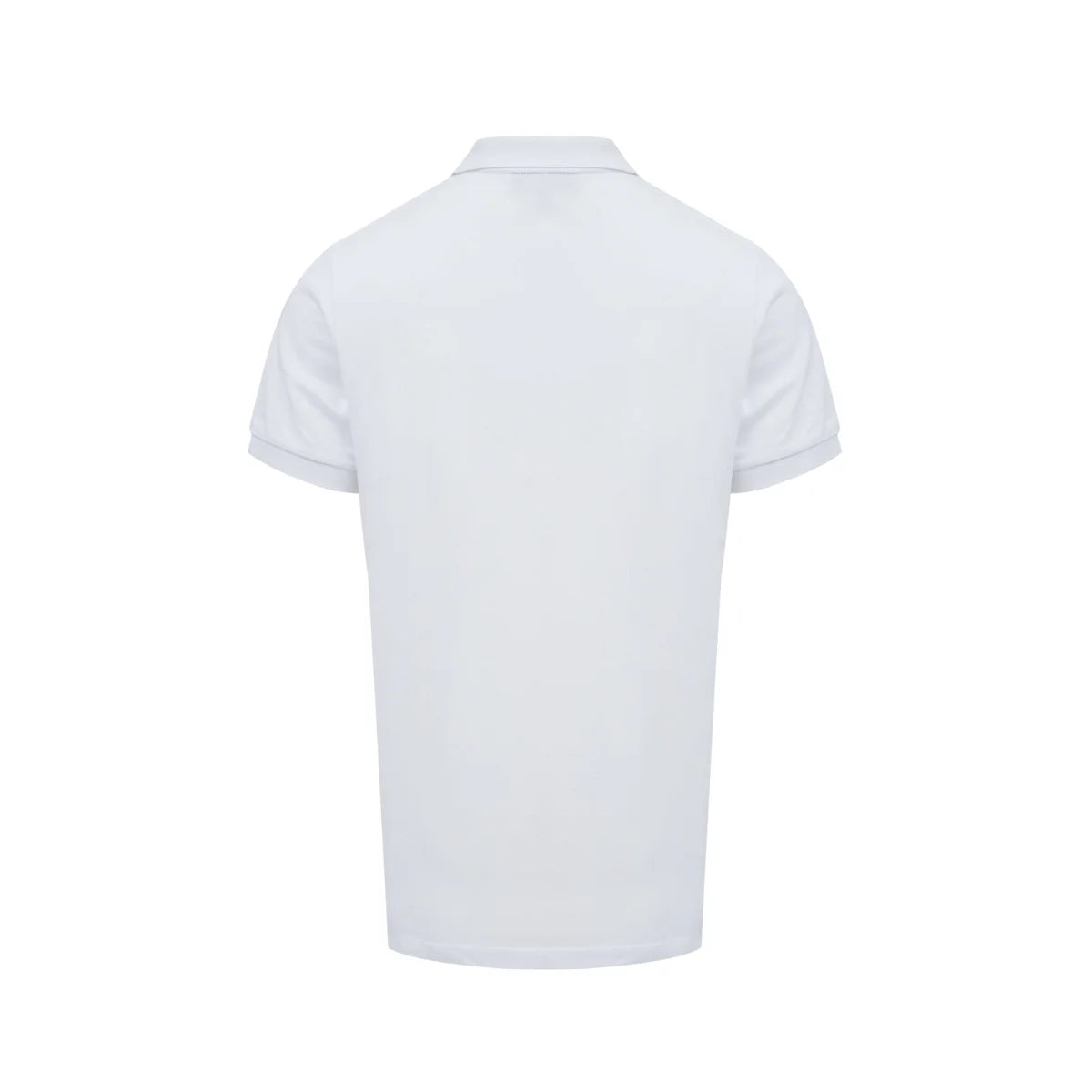 Burberry White Cotton Collared Polo Shirt