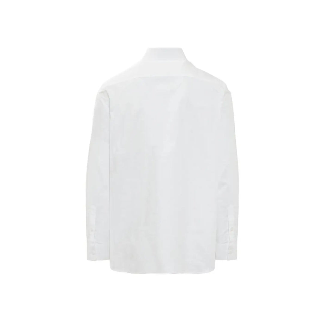 Burberry White Cotton Dress Shirt