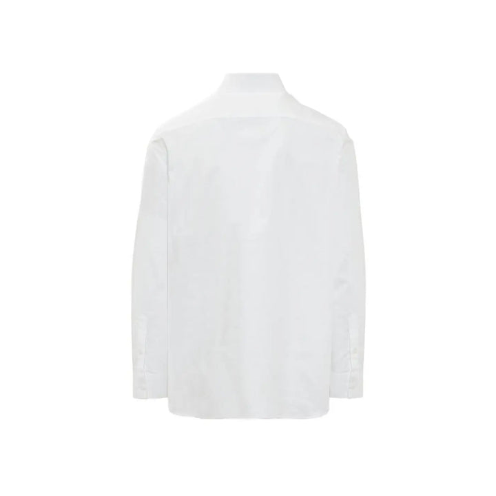 Burberry White Cotton Dress Shirt