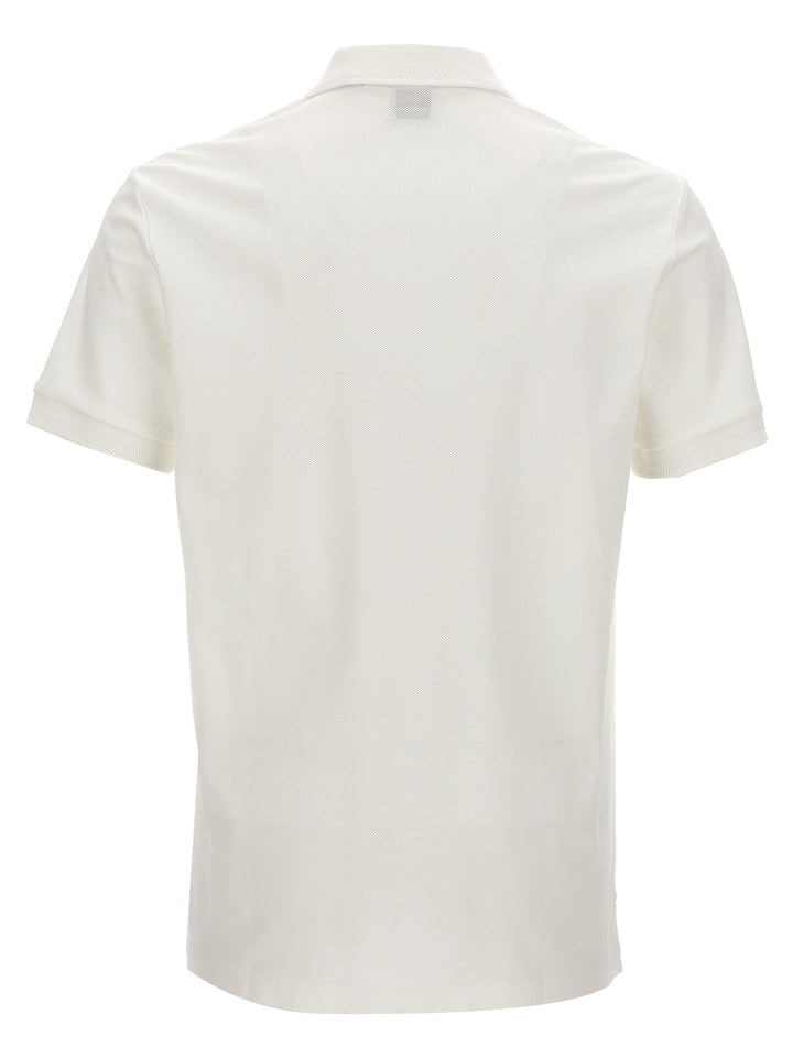 Burberry White Cotton Polo Shirt