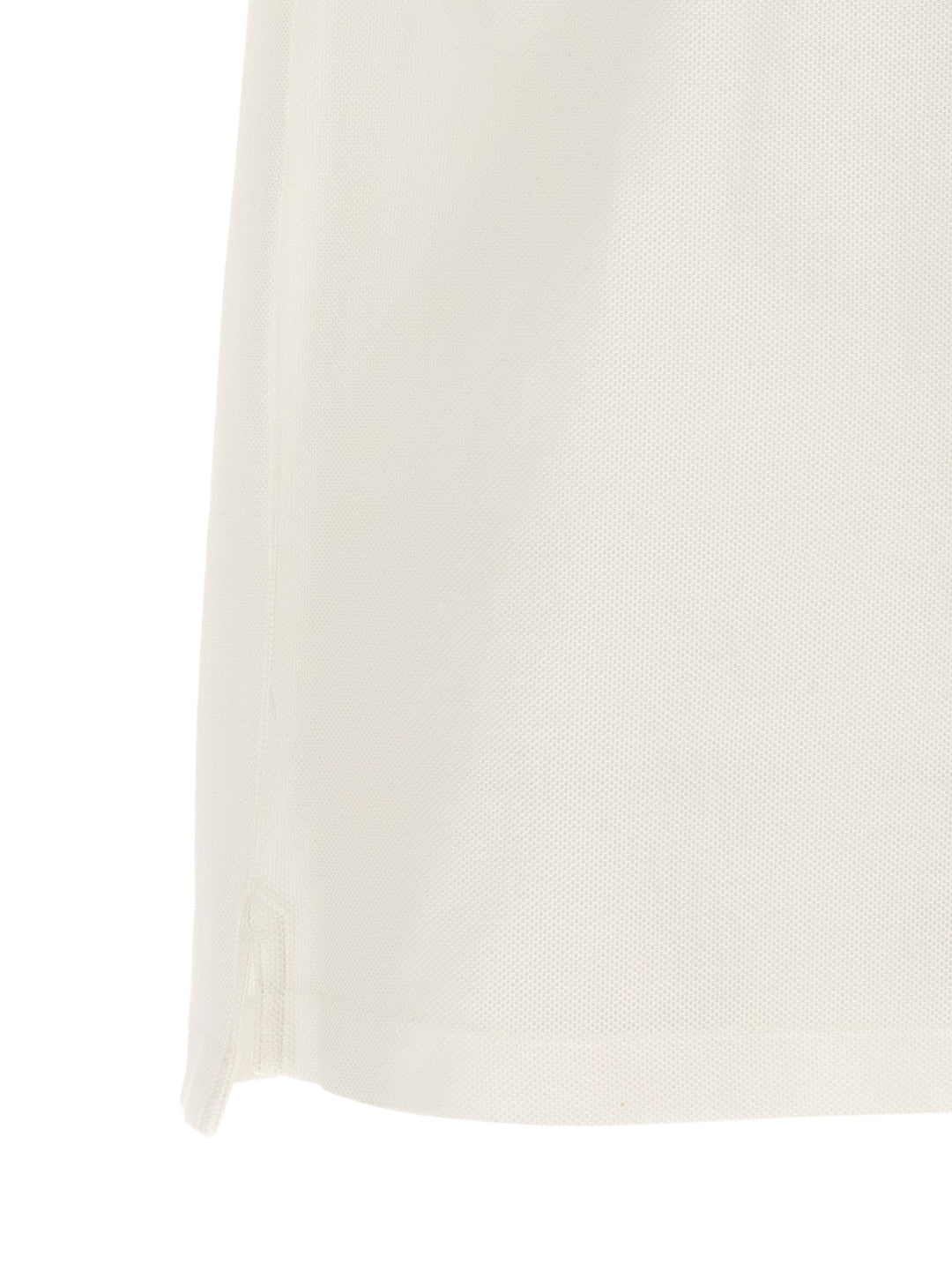 Burberry White Cotton Polo Shirt