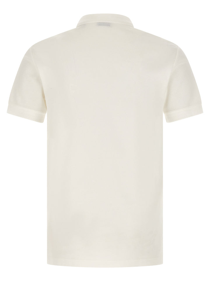 Burberry White Cotton Polo Shirt