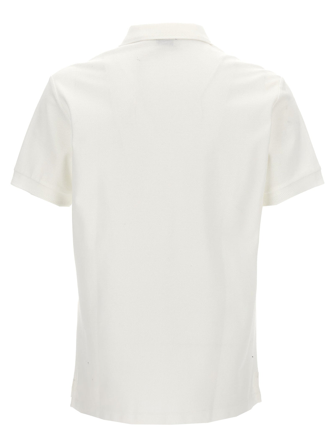 Burberry White Cotton Polo Shirt