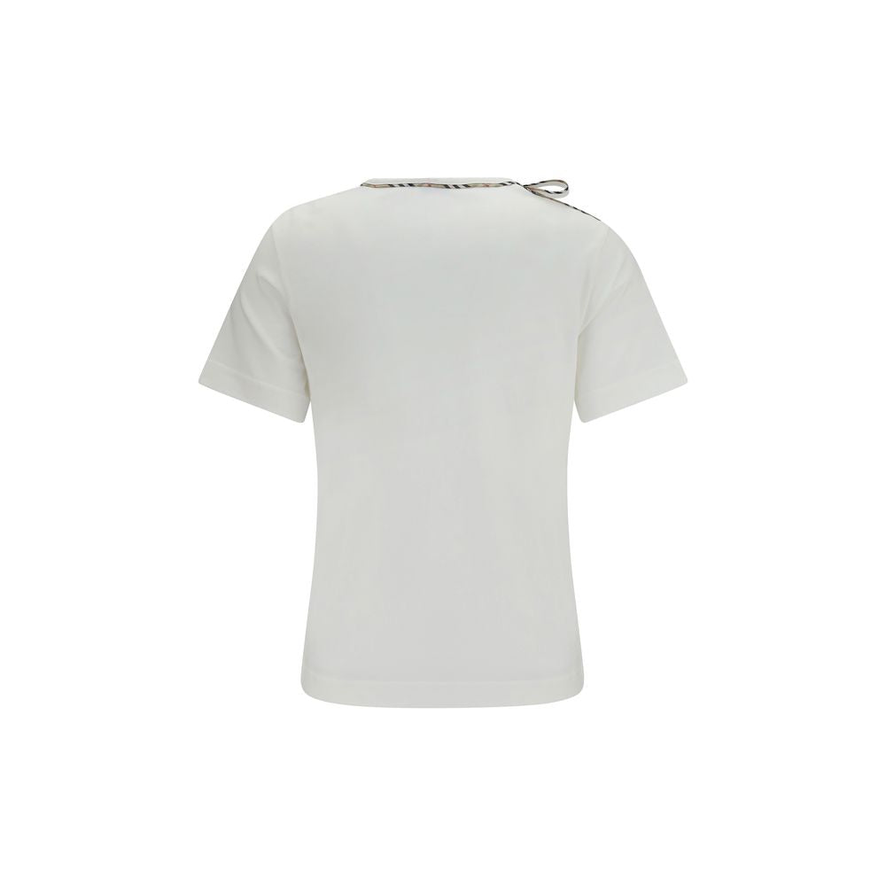 Burberry - White Cotton T-Shirt