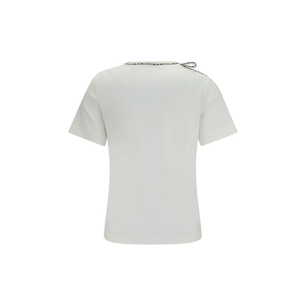 Burberry - White Cotton T-Shirt