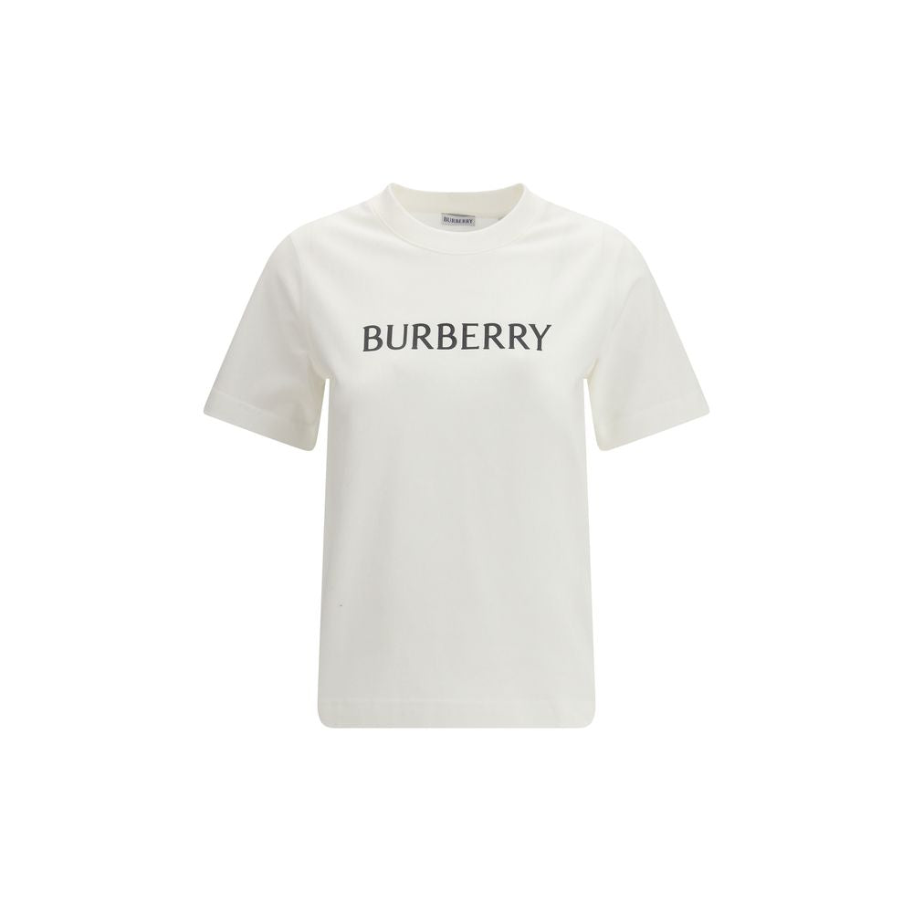 Burberry - White Cotton T-Shirt
