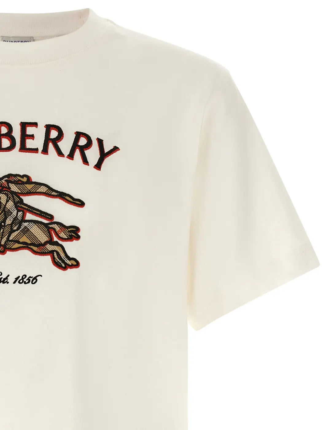 Burberry White Cotton T-shirt