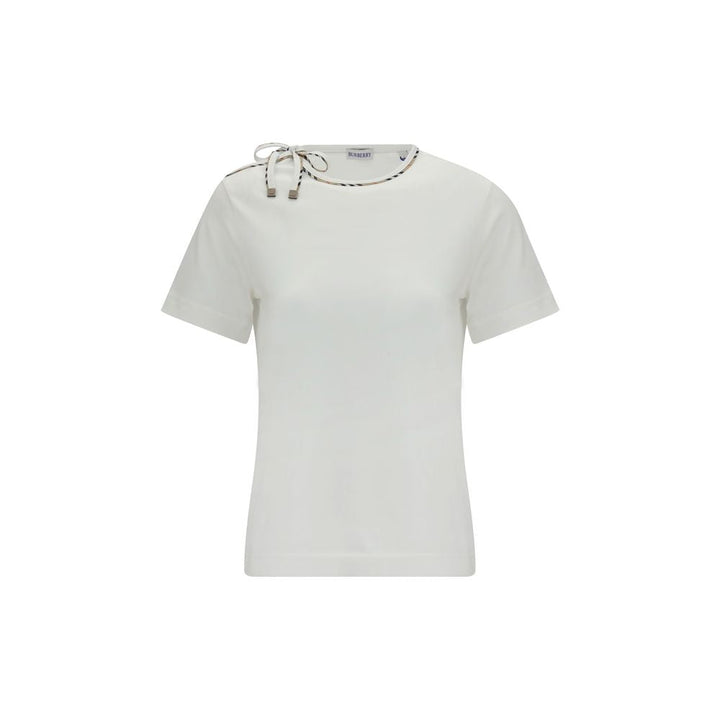 Burberry - White Cotton T-Shirt