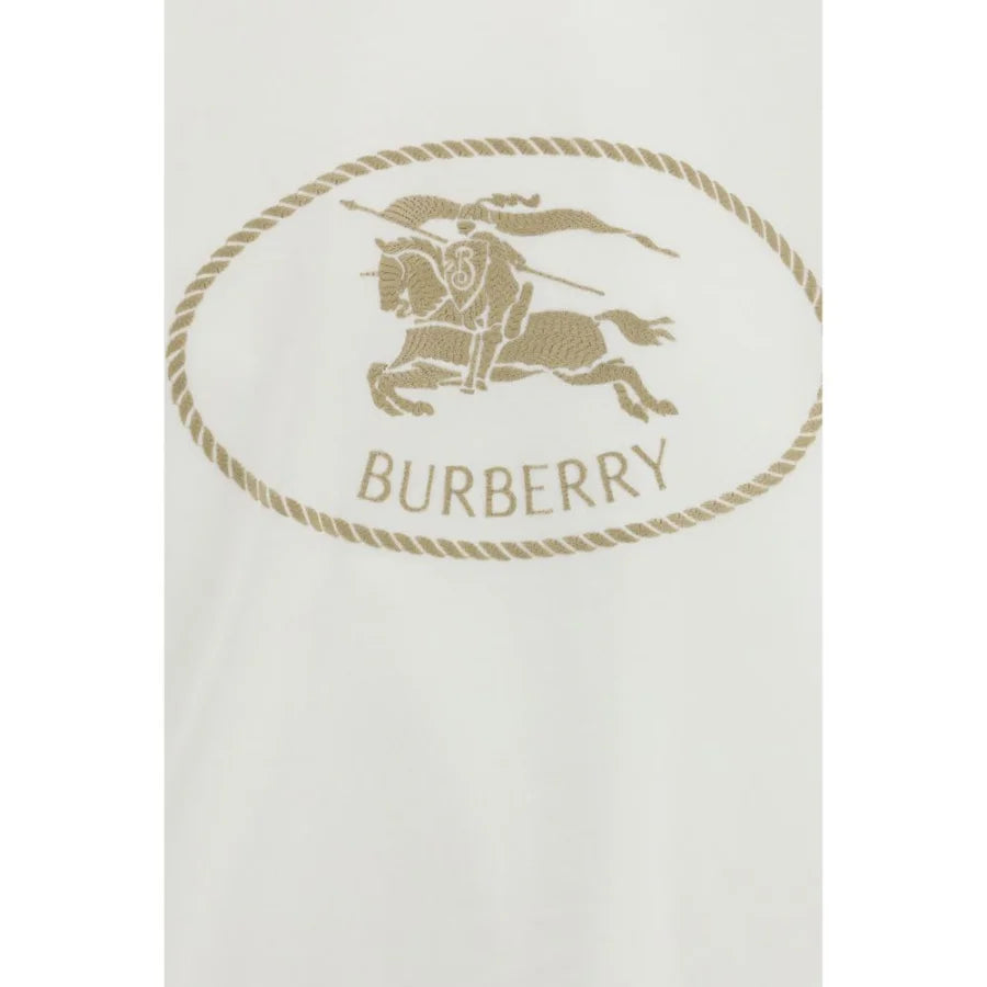 Burberry White Cotton T-Shirt