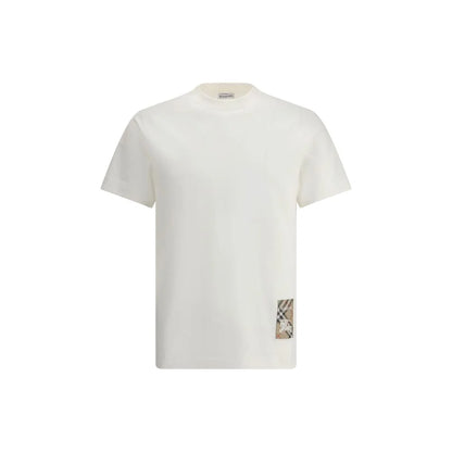 Burberry White Cotton T-Shirt