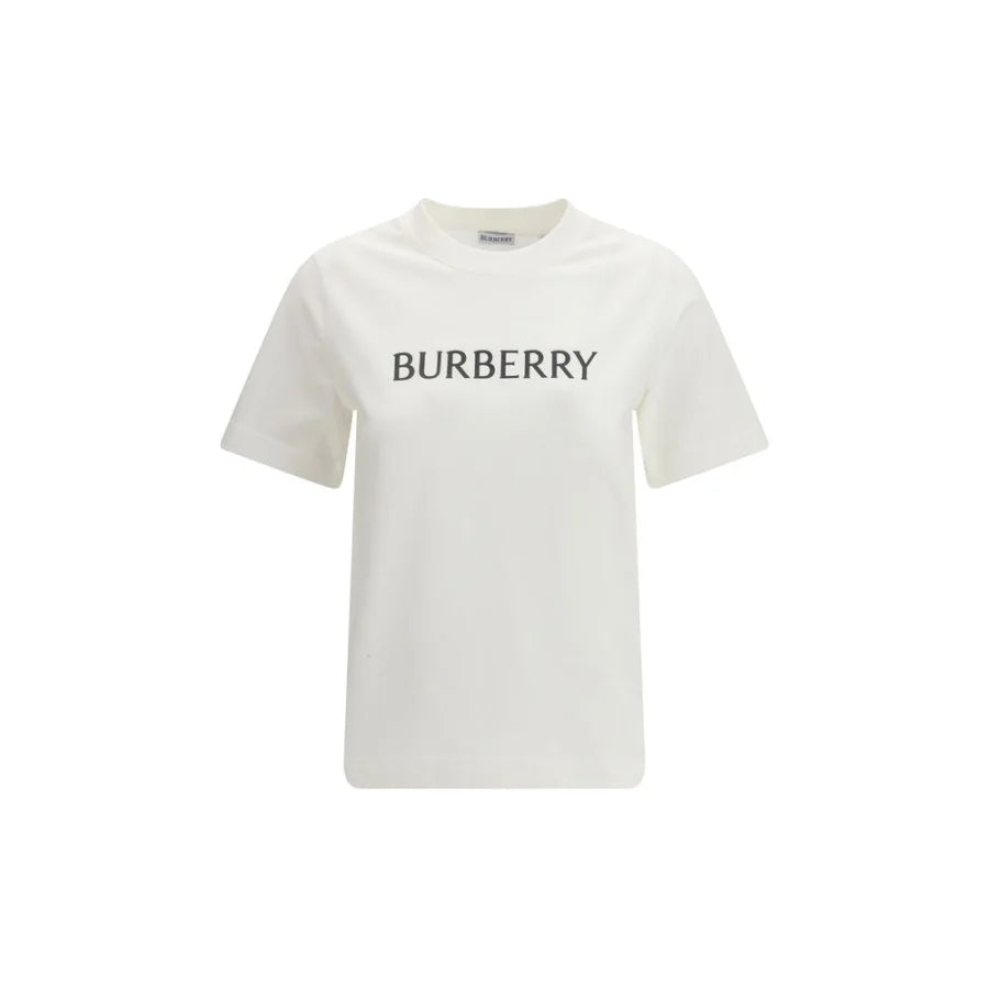 Burberry White Cotton T-Shirt