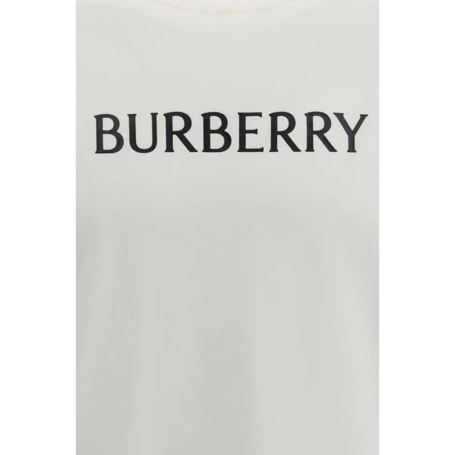 Burberry White Cotton T-Shirt