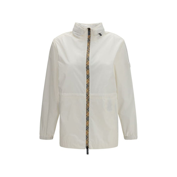 Burberry Coats & Jackets - White Polyamide Shell Jacket