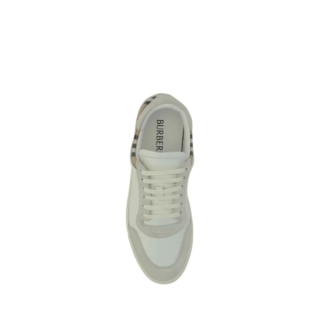 Burberry White Rubber Sneakers
