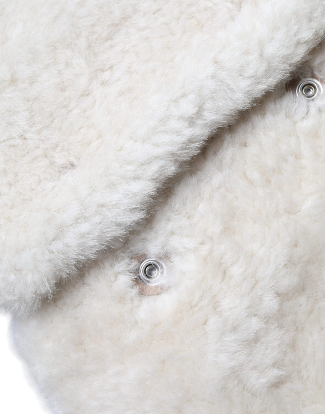 Burberry Vests - White WARRENFORD Shearling Leather Vest Coat Jacket