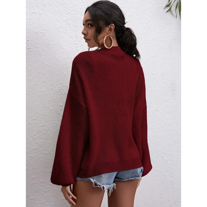 Cozy Up in Our Soft Button Down Dropped Shoulder Cardigan Clothing Tops Trendsi