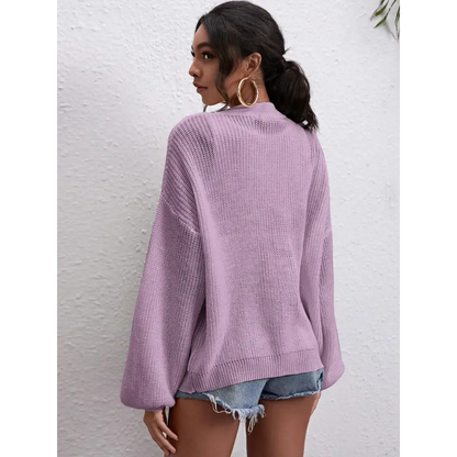 Cozy Up in Our Soft Button Down Dropped Shoulder Cardigan Clothing Tops Trendsi