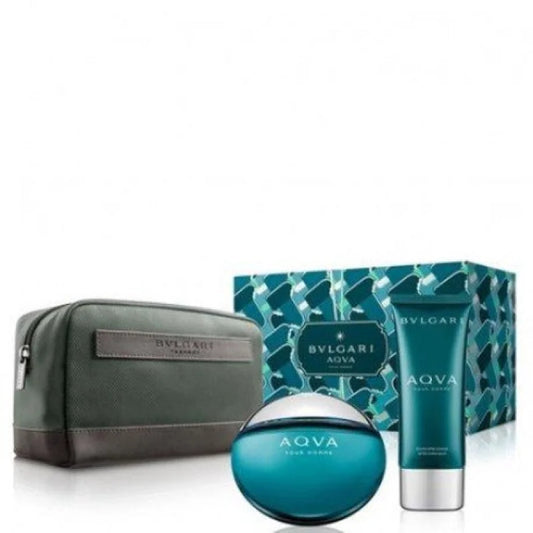 Refreshing Bvlgari Aqua 3 Piece Gift Set For Casual Wear Men’s Sets
