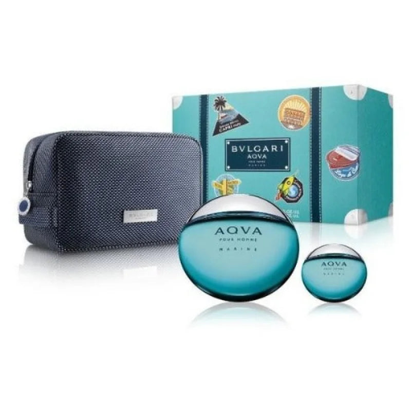 Refreshing bvlgari aqva marine toilette spray 2 piece gift set Men’s Gift Sets Bvlgari
