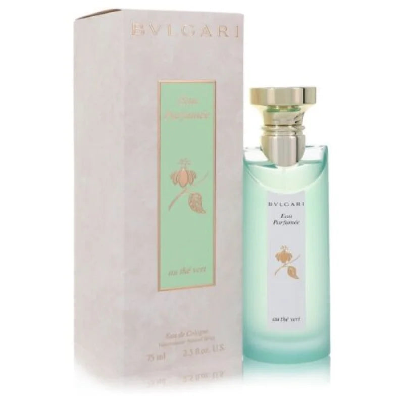 Vibrant Green Tea Vert Cologne Perfume with Citrus Cardamom Freshness Unisex Fragrance Bvlgari
