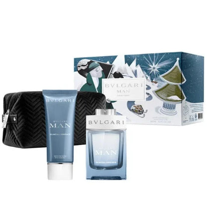 Bvlgari Man Glacial Essence Gift Set for Men 3 Piece Collection Men’s Sets
