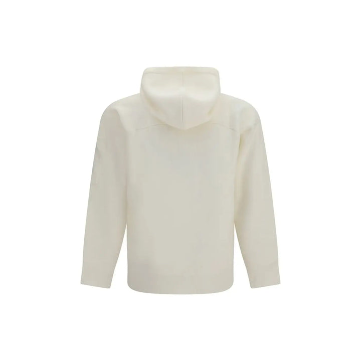 C.p. Company Beige Wool Oves Aries Hoodie