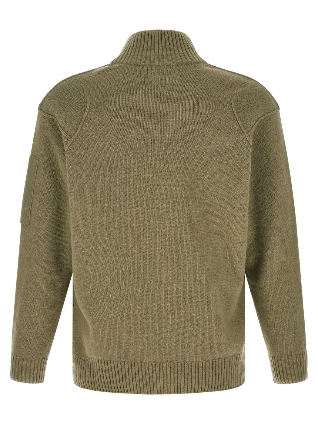 C.p. Company Bicolor Wool Cardigan