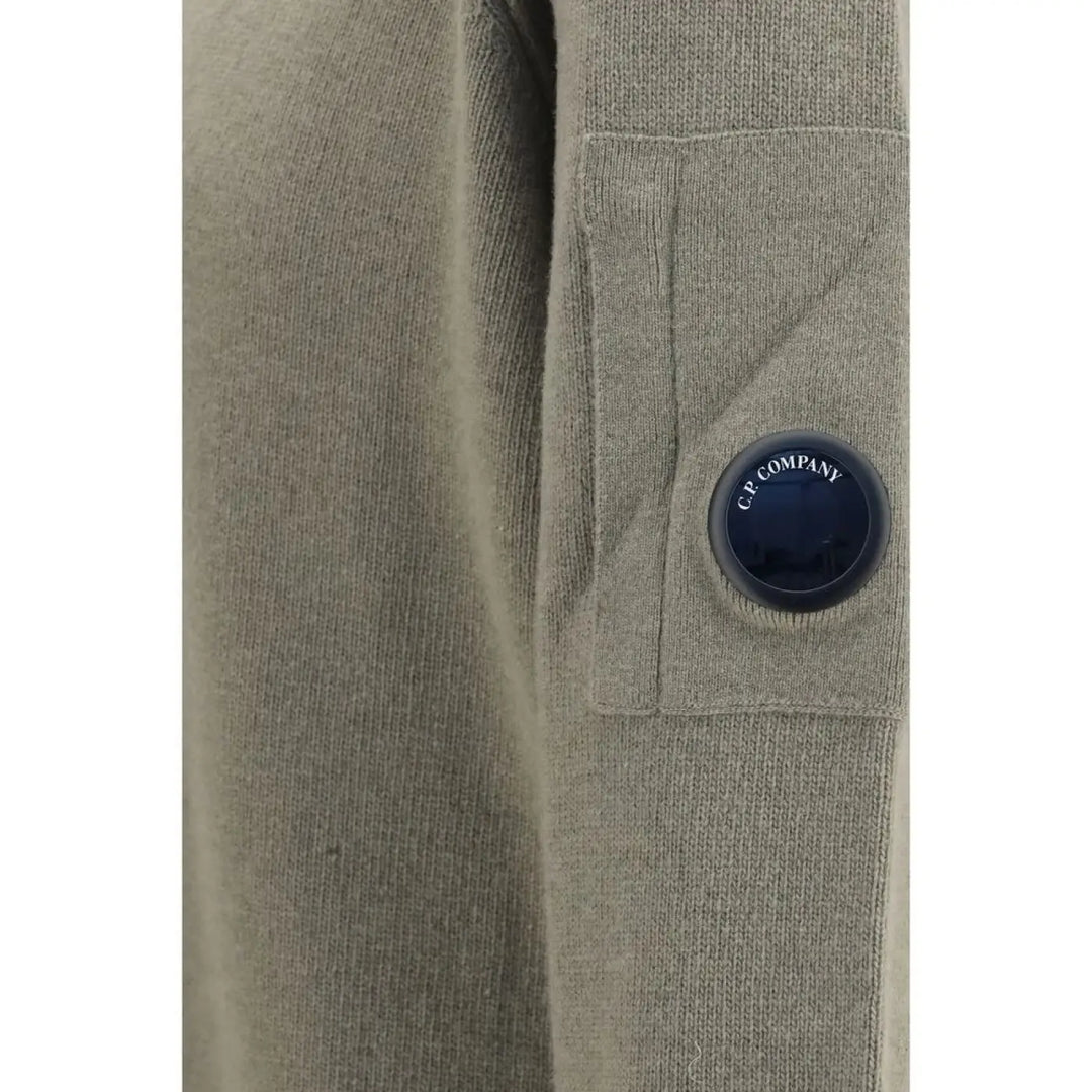 C.p. Company Bicolor Wool Oves Aries Sweatshirt