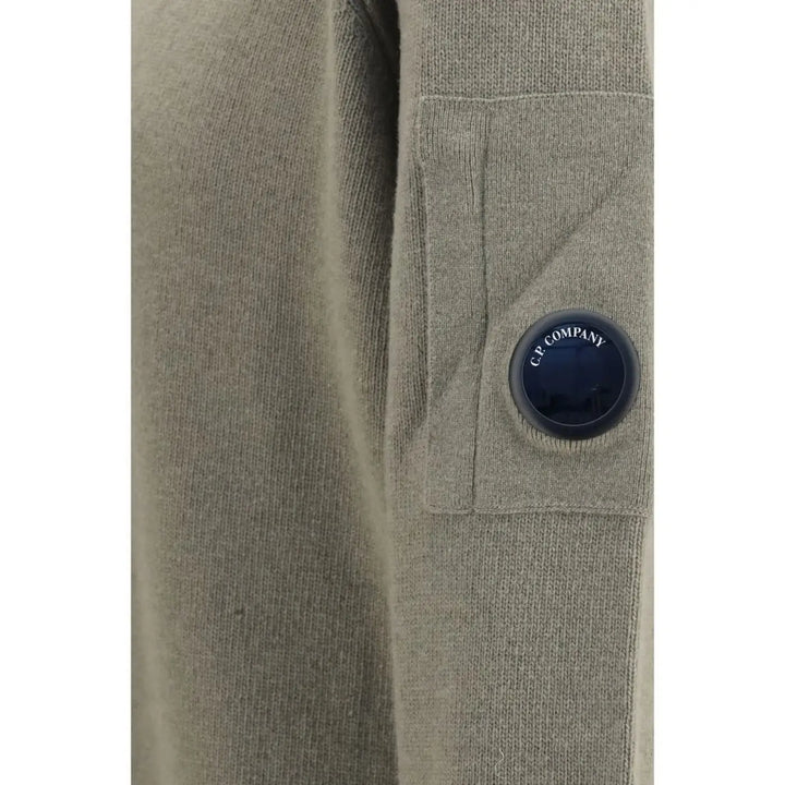 C.p. Company Bicolor Wool Oves Aries Sweatshirt