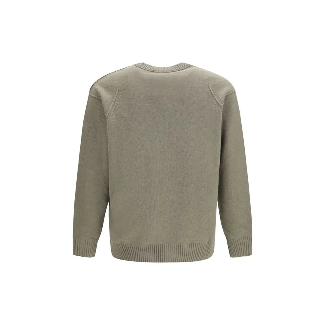 C.p. Company Bicolor Wool Oves Aries Sweatshirt