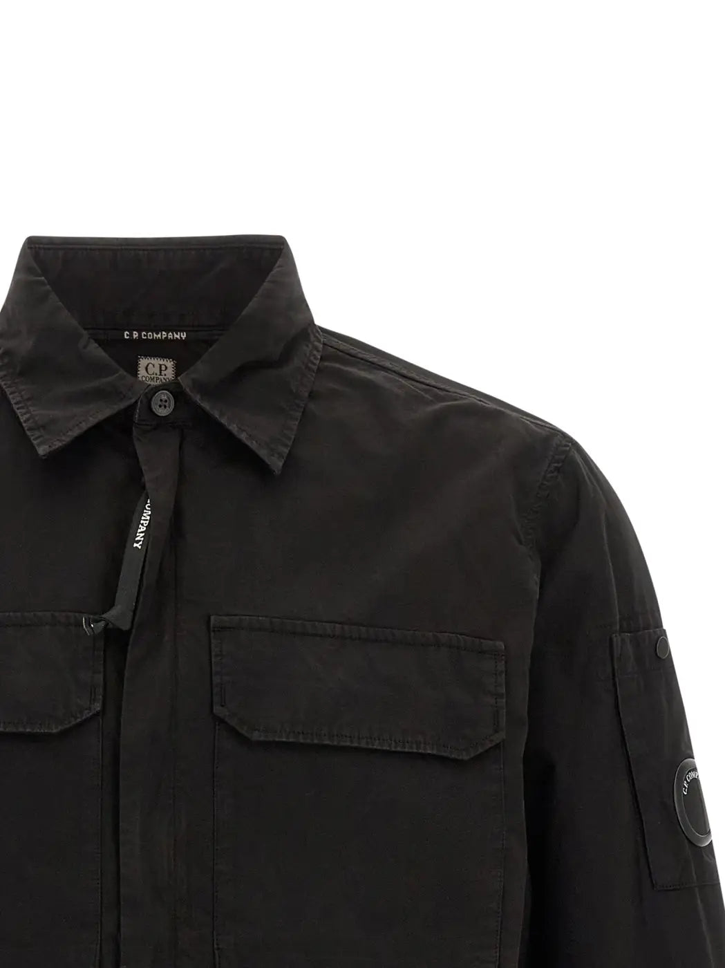 C.p. Company Black Cotton Blouse