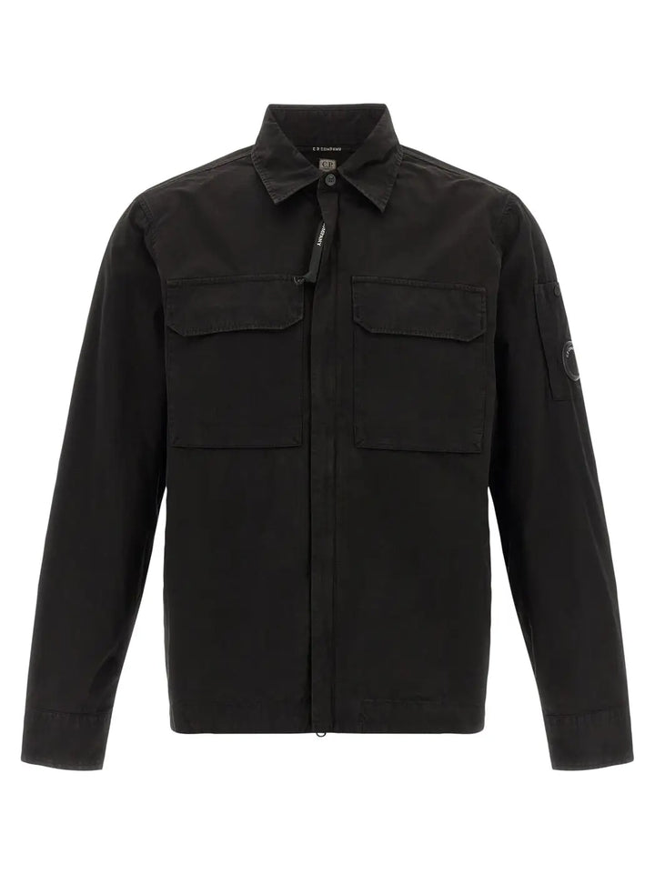 C.p. Company Black Cotton Blouse
