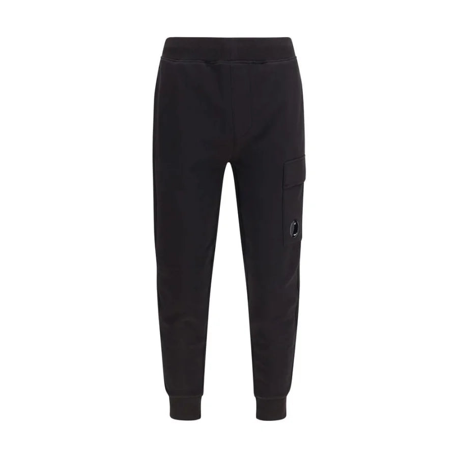 C.P. Company Black Cotton Cargo Pants