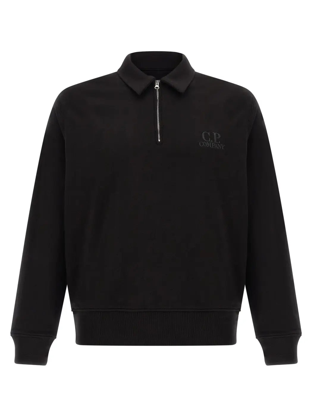C.p. Company Black Cotton Sweatshirt